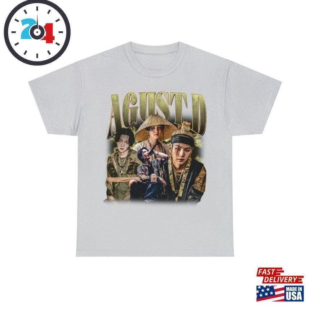 Limited Agust D T-Shirt Yoongi Graphic Unisex Classic